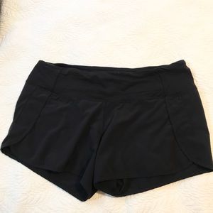 Run Times Short *4-way Stretch 4” Black